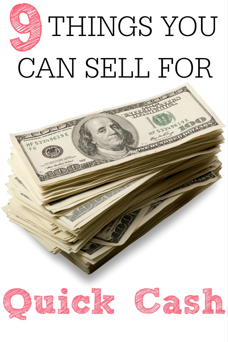 9 Things To Sell For Quick Cash Frugally Blonde