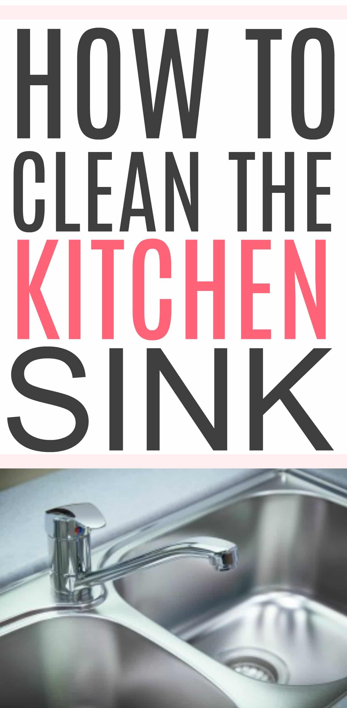 How To Clean A Kitchen Sink Frugally Blonde