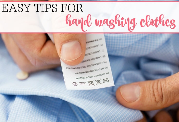 How to Hand Wash Clothes.