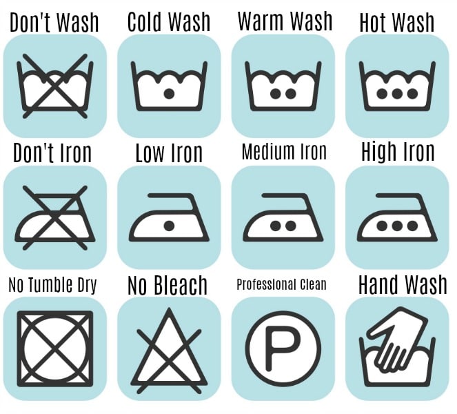 hand wash cold symbol