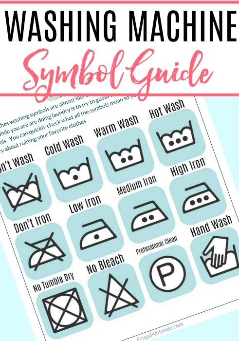 Here's What All Those Laundry Symbols Mean