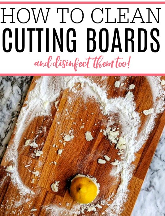 How to Clean and Disinfect a Cutting Board