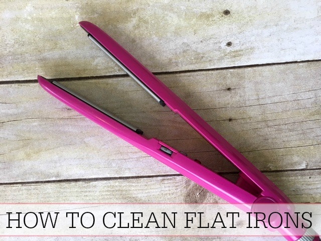 Best way to outlet clean flat iron