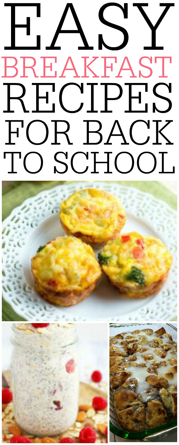 Easy Breakfast Recipes For Back To School - Frugally Blonde