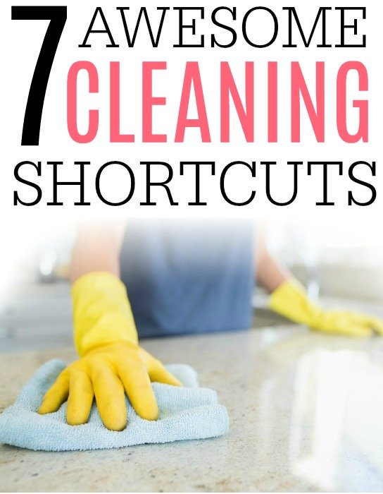 7 Awesome Cleaning Shortcuts - Frugally Blonde
