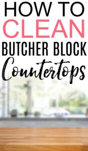 How To Clean Butcher Block Countertops Frugally Blonde