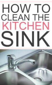 How To Clean A Kitchen Sink 183x300 