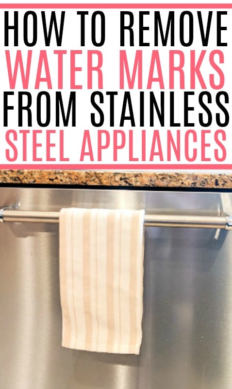 How To Remove Water Stains From Stainless Steel