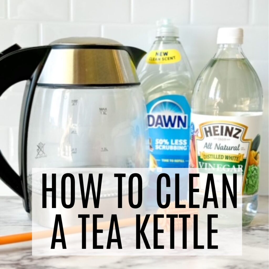 how to clean a tea kettle